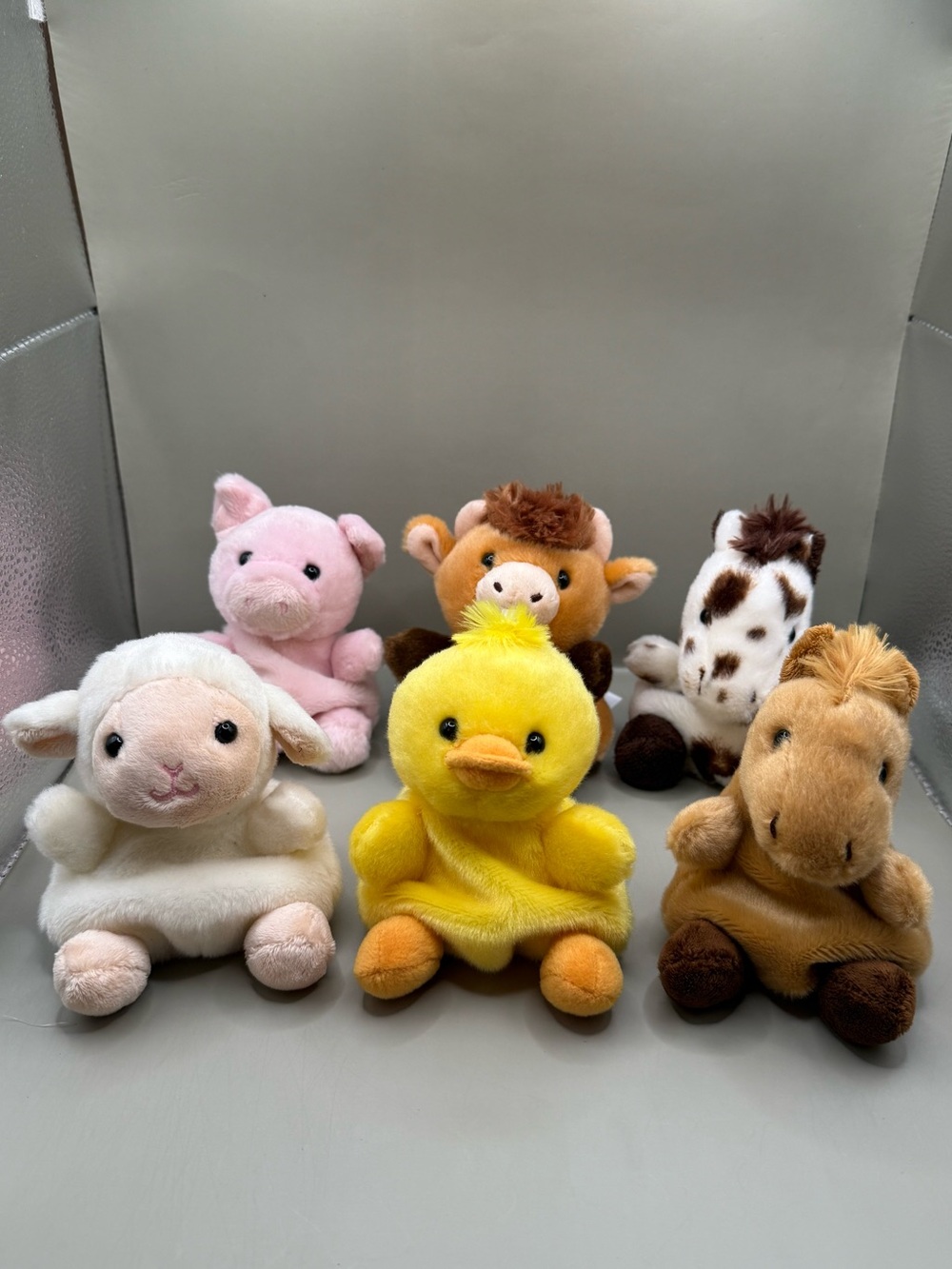 Aurora Palm Pals Farm Animals Lot of 6